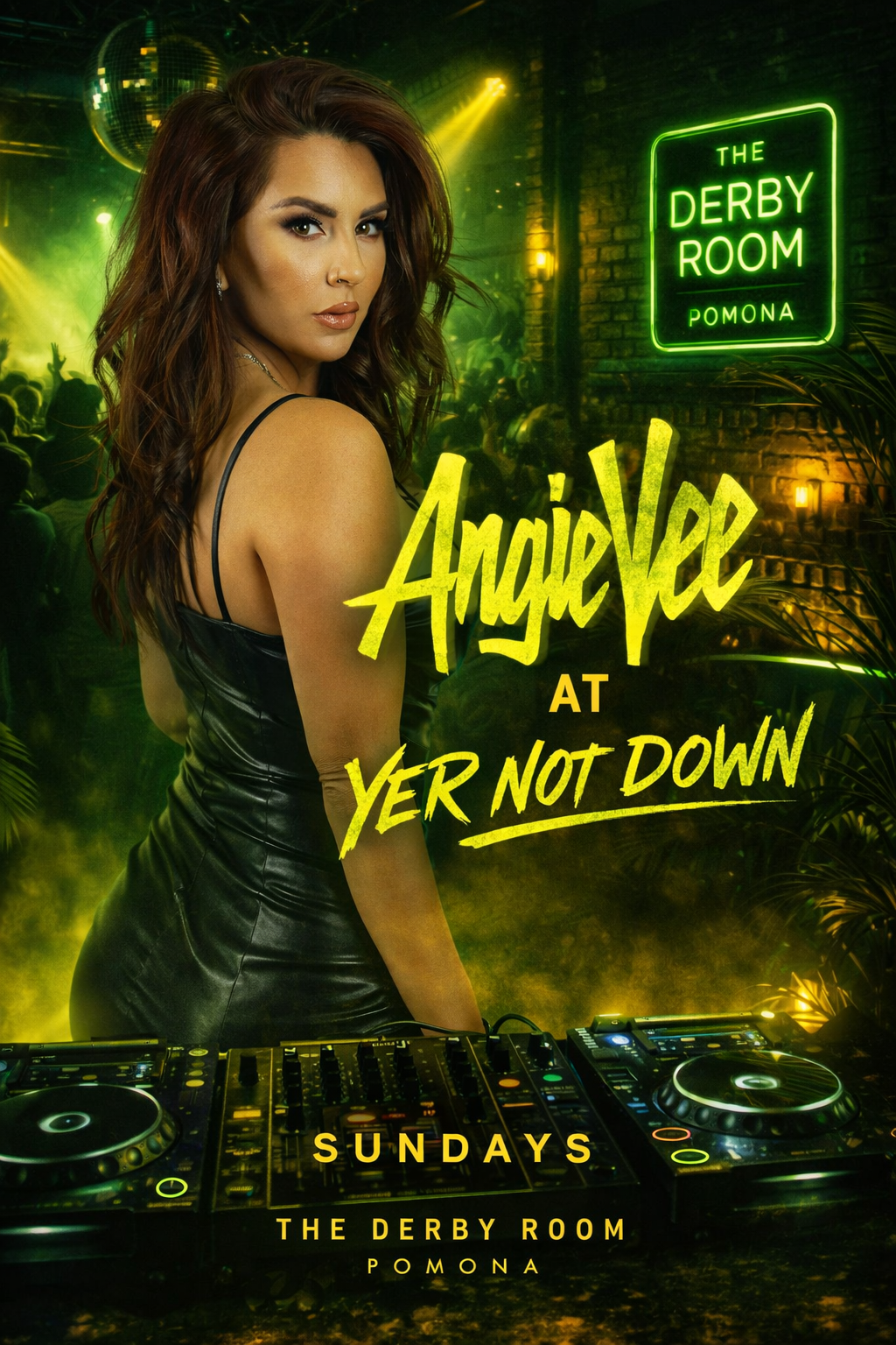 Angie Vee at Yer Not Down Placeholder