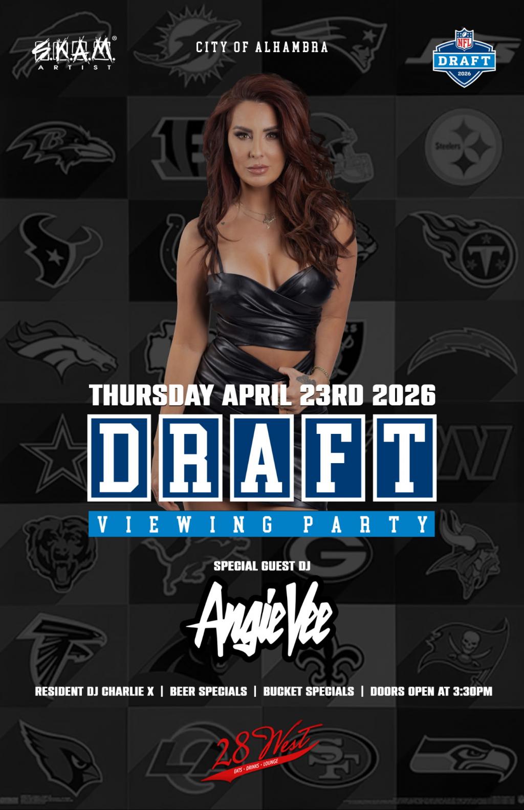 Angie Vee at 28 West Sports Bar