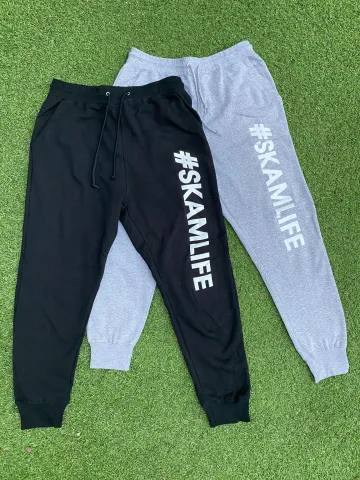 SKAM Sweat Pants with Pockets - Black