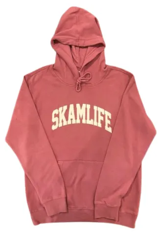 SKAMLIFE College Hoodie - Mauve