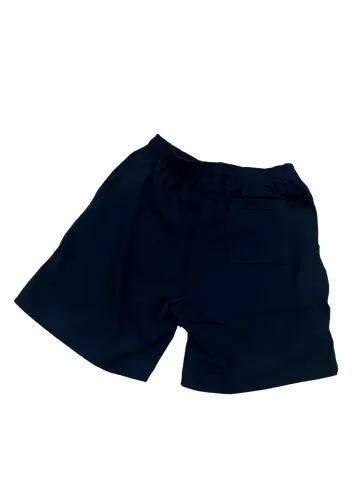 Black with Grey Embroidered SKAMLIFE Shorts