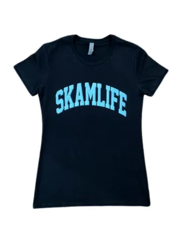 SKAMLIFE Women's Cut College T-Shirt