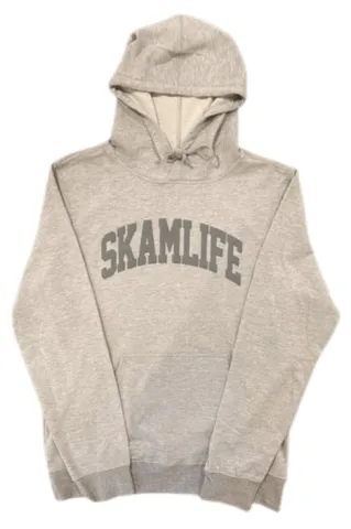 SKAMLIFE College Hoodie - Grey
